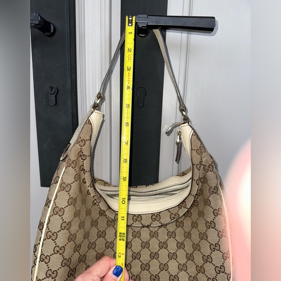 EUC Gucci GG Canvas Charmy Hobo Authentic Shoulder Bag - Picture 15 of 16
